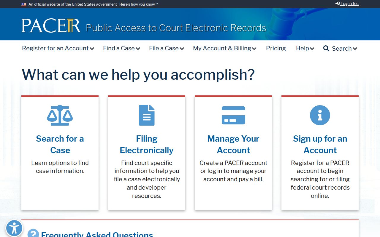 McDonald County criminal history PACER federal case access