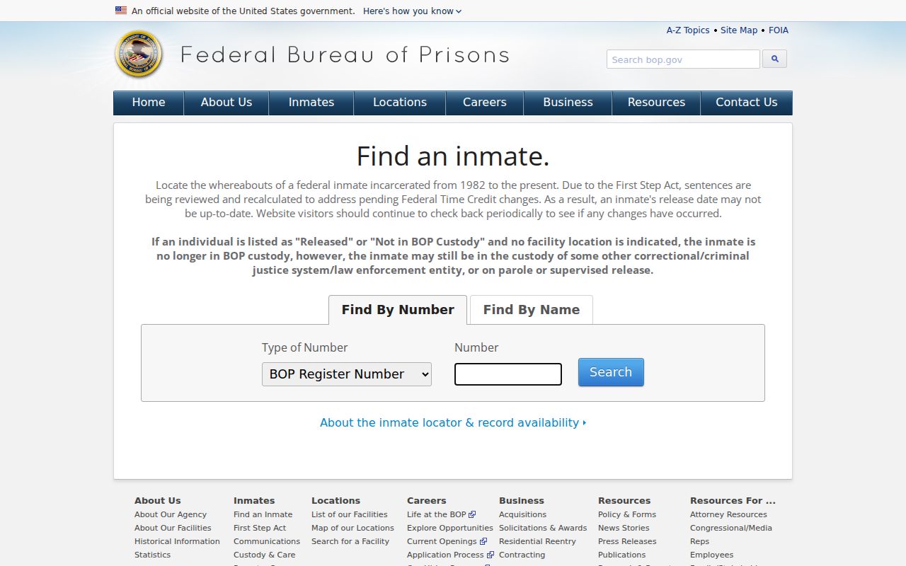 McDonald County criminal records federal inmate locator