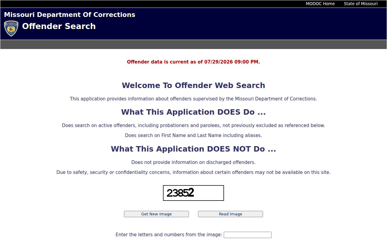 McDonald County criminal records Missouri offender search